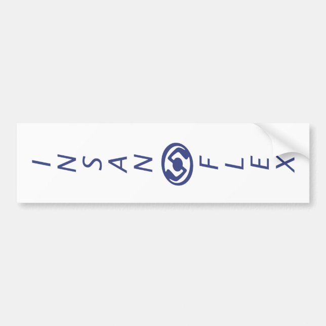 Insanoflex Vertical Bumper Sticker (Front)
