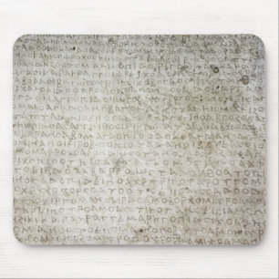 Inscription in the Kushana language written Mouse Pad