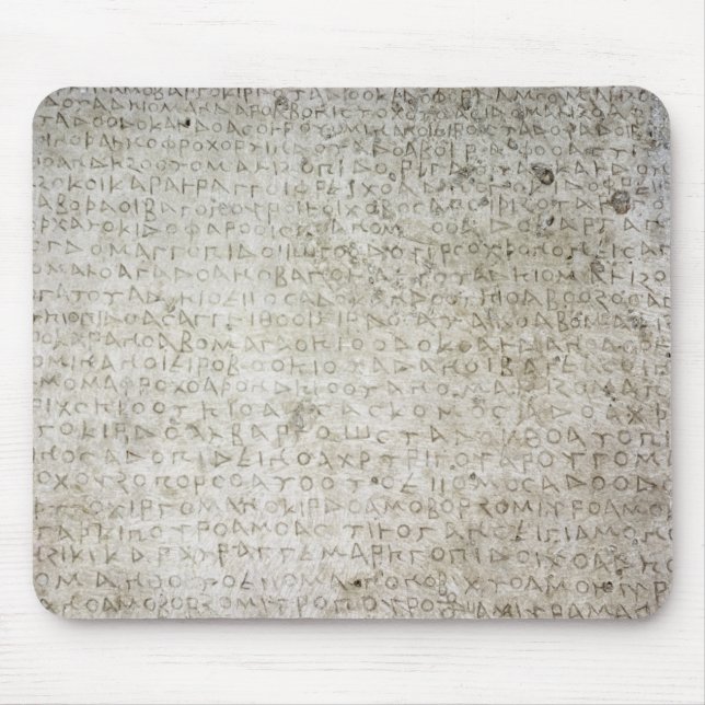 Inscription in the Kushana language written Mouse Pad (Front)