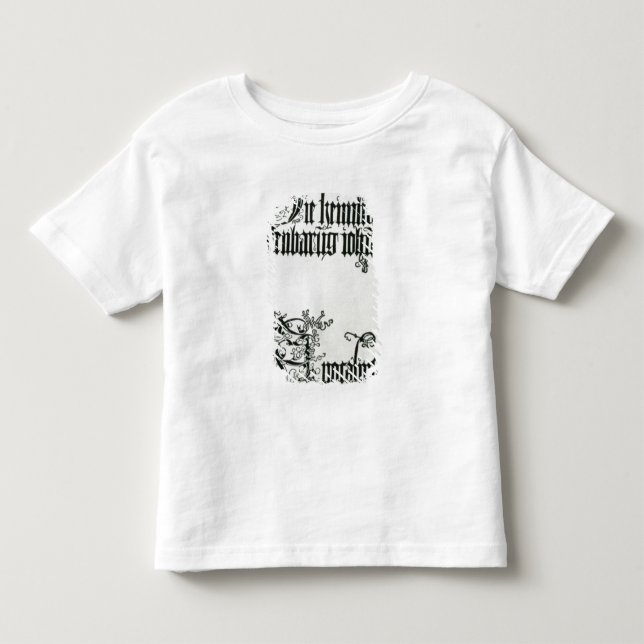 Inscriptions in Gothic script Toddler T-Shirt (Front)
