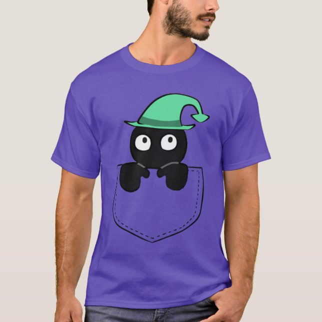 Inscryption Dancing Pocket Wizard Horror Card Game T-Shirt (Front)