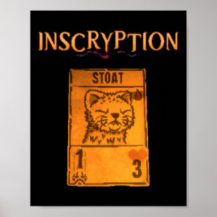Inscryption Psychological Stoad Card Game Hallowee Poster