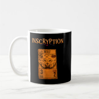 Inscryption Psychological Wolf Card Game Halloween Coffee Mug