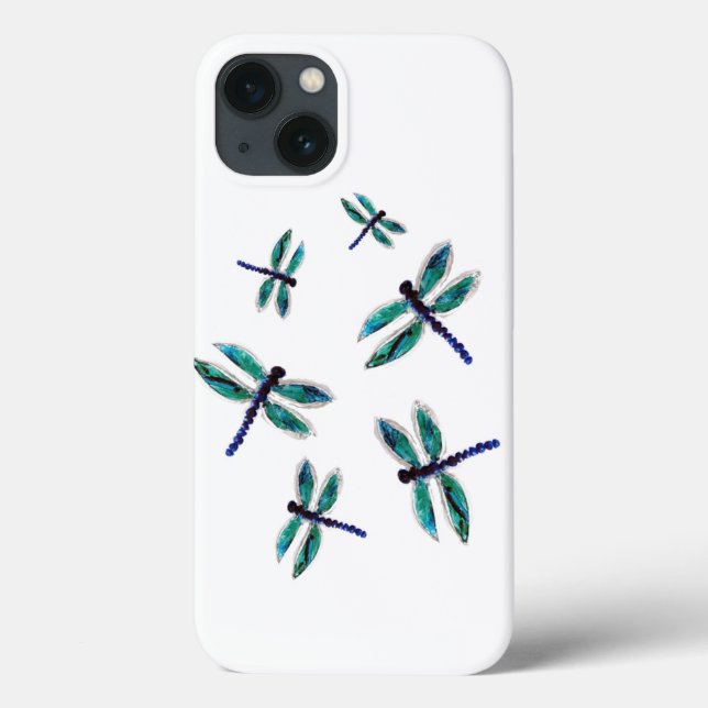 Insect Art Dancing Dragonfly Case-Mate iPhone Case (Back)