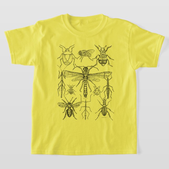 Insect Design for Those Who Love the Outdoors T-Shirt (Laydown)