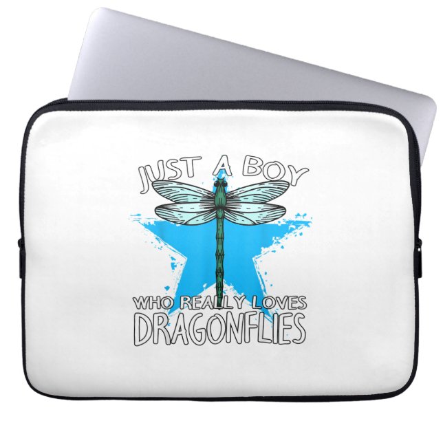 Insect Entomologist Just A Boy Who Really Loves Dr Laptop Sleeve (Front)