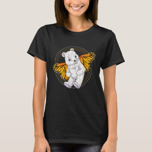 Insect Magical Butterfly Arctic Animal Polar Bear T-Shirt