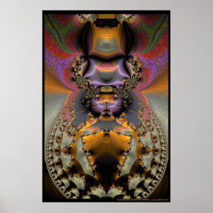 Insect Mandala Poster