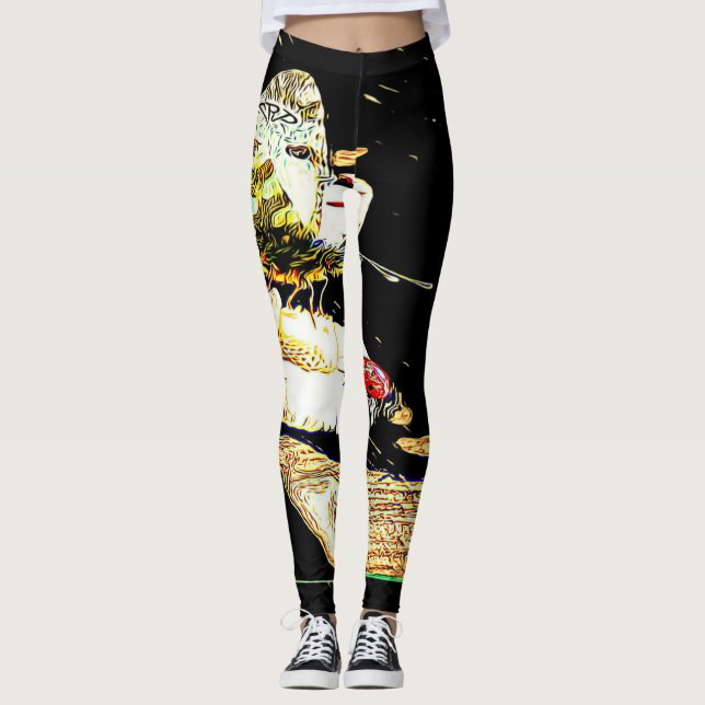 Insect Models: A Butterfly and a Ladybug 01-01 Leggings (Front)
