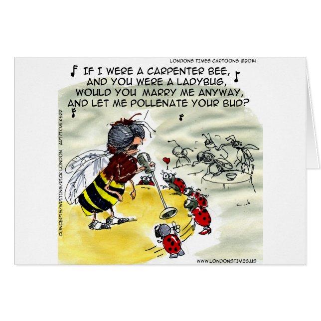 Insect Nightclub Singers Funny (Front Horizontal)