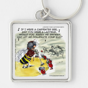 Insect Nightclub Singers Funny Key Ring