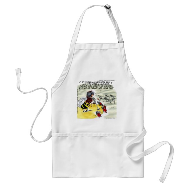 Insect Nightclub Singers Funny Standard Apron (Front)