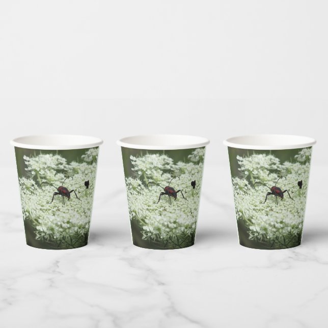 Insect on Elderflower Paper Cups (Multi)
