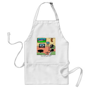 Insect Parents Funny Cartoon Standard Apron