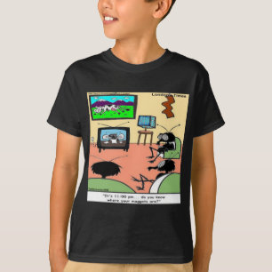 Insect Parents Funny Cartoon T-Shirt
