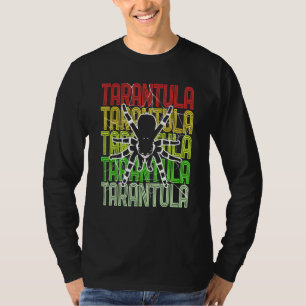 Insect Tarantula Cobweb Letters T-Shirt
