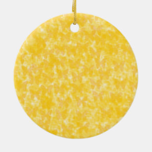 Insect Yellow Butterflies Ceramic Ornament