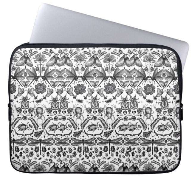 Insects and Bugs Laptop Sleeve (Front)