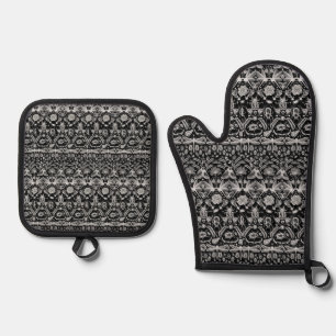 Insects and Bugs Oven Mitt & Pot Holder Set
