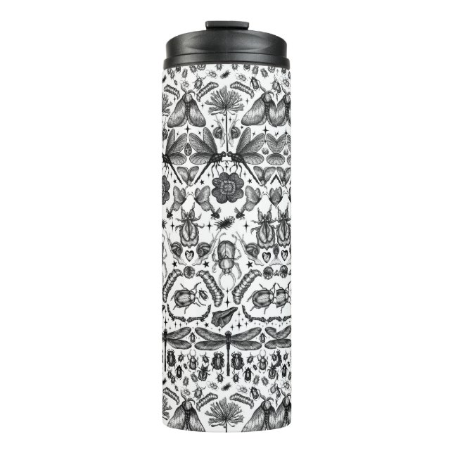 Insects and Bugs Thermal Tumbler (Front)