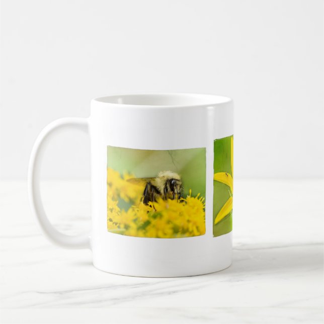 Insects and Wildflowers Coffee Cup (Left)