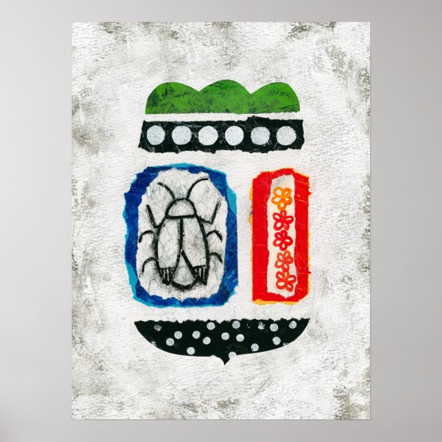 Insects Are Cute Poster Wall Art - Abstract Art (Front)