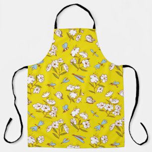 Insects Flowers Butterflies: Summer Seamless Patte Apron