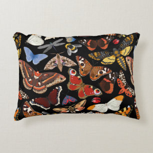 Insects seamless pattern decorative cushion