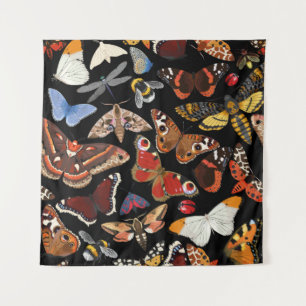 Insects seamless pattern tapestry