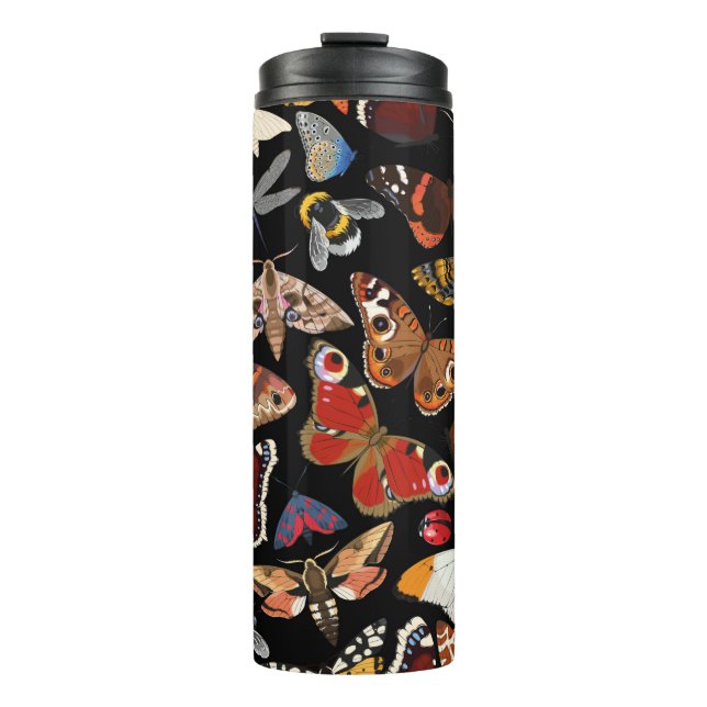 Insects seamless pattern thermal tumbler (Front)