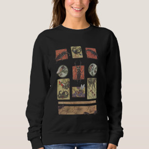 Insects Species Bugs Art Vintage Entomology Entomo Sweatshirt