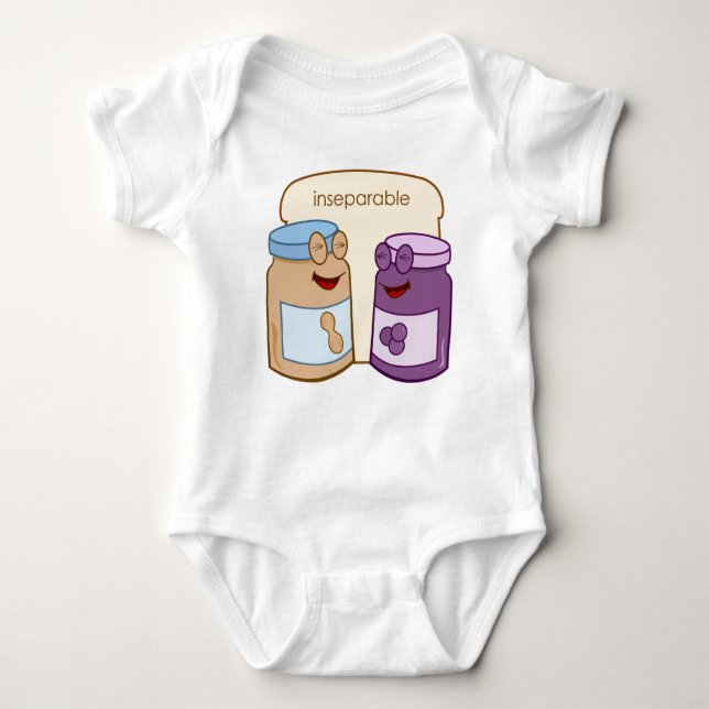 Inseparable Baby Bodysuit (Front)