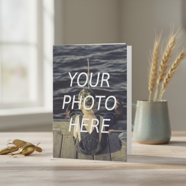 Insert A Photo Into A Greeting Card (Personalized Photo Card )