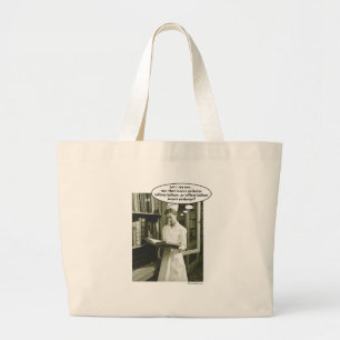 Insert Catheter Inflate Balloon or..... Large Tote Bag