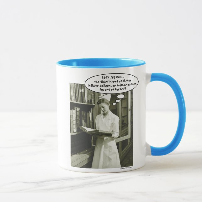 Insert Catheter Inflate Balloon or..... Mug (Right)