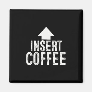 Insert Coffee Thanksgiving Pointing Arrow To Mouth Magnet