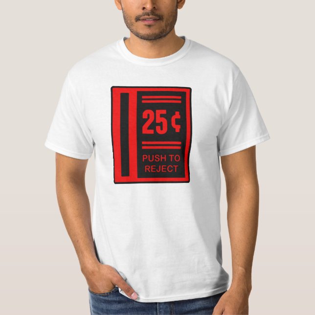 Insert Coin To Play Arcade Video Game T-Shirt (Front)