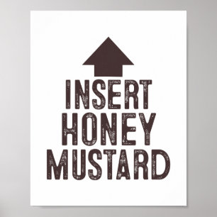 Insert Honey Mustard Halloween Pointing Arrow To M Poster