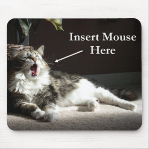 Insert Mouse Here Mousepad