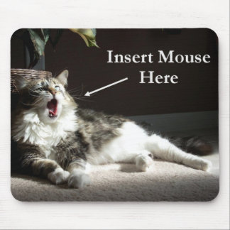 Insert Mouse Here Mousepad