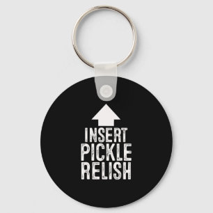 Insert Pickle Relish Halloween Pointing Arrow To M Key Ring