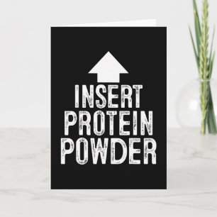 Insert Protein Powder Halloween Pointing Arrow To Card