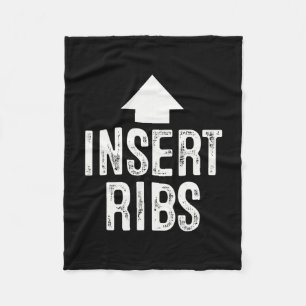 Insert Ribs Thanksgiving Pointing Arrow To Mouth H Fleece Blanket