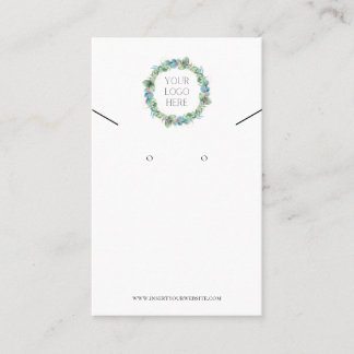Insert Your Logo Earring Display Card