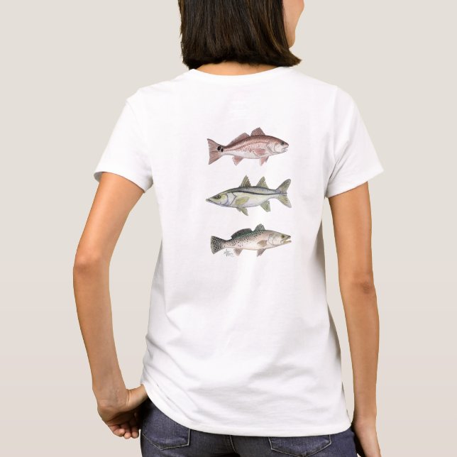 Inshore Slam ~ Amber Marine T-Shirt (Back)