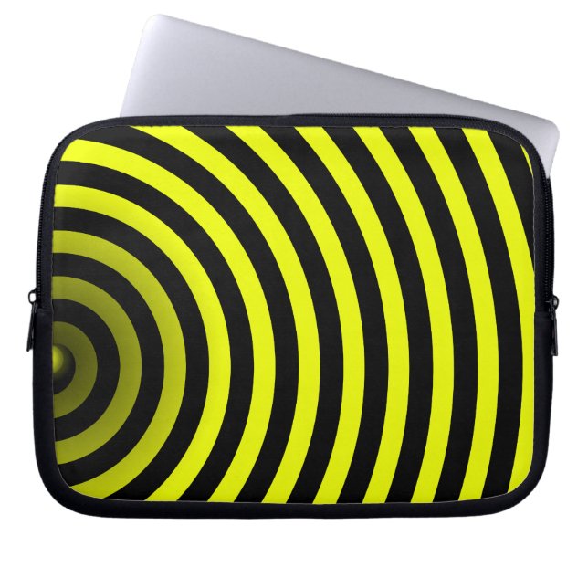 inside a bee laptop sleeve (Front)