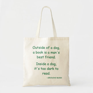 Inside a dog ... Groucho Marx Tote Bag