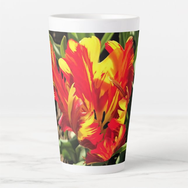 Inside a Flaming Parrot Tulip Latte Mug (Front)