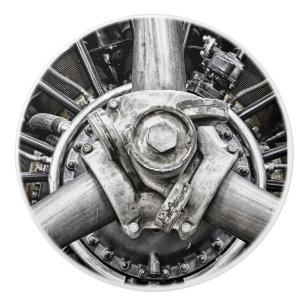 Inside a propeller ceramic knob