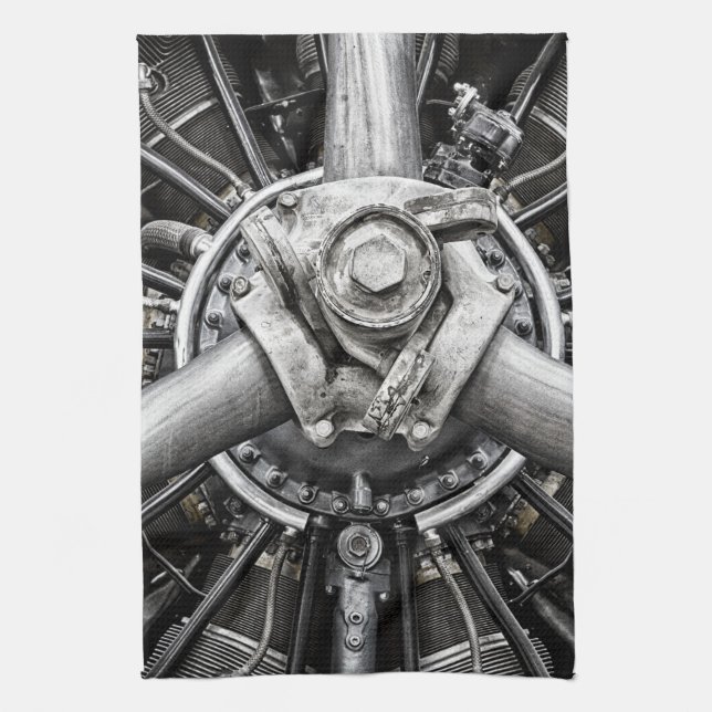 Inside a propeller tea towel (Vertical)